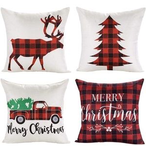 Christmas Decorative Throw Pillow Covers